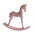 thumbnail image 2 of Figura de caballo de madera, estatua de caballo mecedor, estante, figura de escritorio, adorno, escultura de animal para sala de estar, dormitorio,, 2 of 9