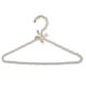 thumbnail image 1 of Gancho Para Perchas De Ropa Sunnimix Con Lazo De Perlas De Plástico Blanco 39cm, 1 of 8