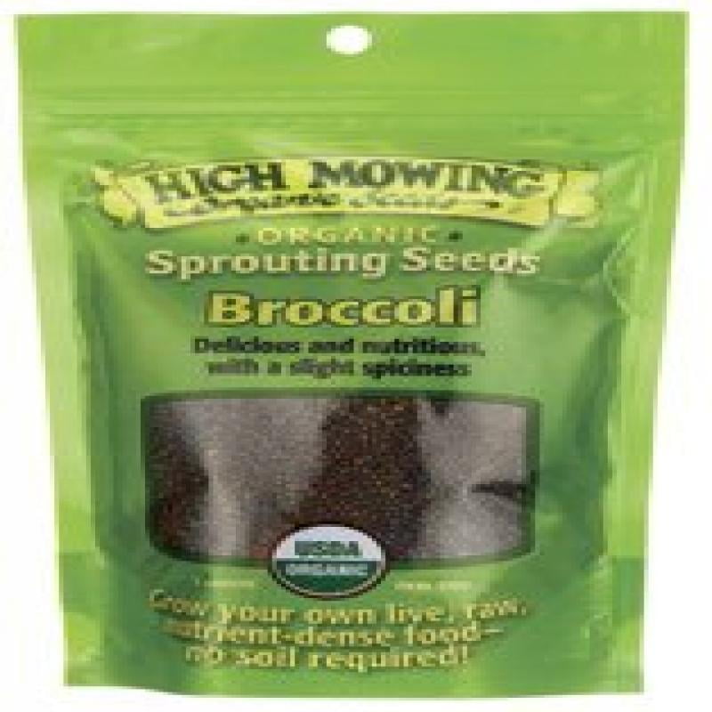 High Mowing Organic Seeds Sprouting Seeds Broccoli 3 oz Pkts Walmart