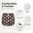 thumbnail image 6 of Lsque Holiday Gingerbreads Printed Women's Running Shorts with Liner Pockets,Elastic Quick Dry Workout Athletic Gym Yoga Shorts,Womens High Waist Shorts-Small, 6 of 9