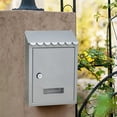 thumbnail image 4 of veasfak Solid Mailbox Post Box Mounted Mail Secure Locking Mail Loading Gate Secure Drop, 4 of 8