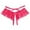 Hot Pink, variant on Womens Underwear,Thong Underwear Sexy Hollow Out Transparent Lace Design Open Fun Low Waist Triangle Style Daily Wear,Panties for Women,Black,One Size