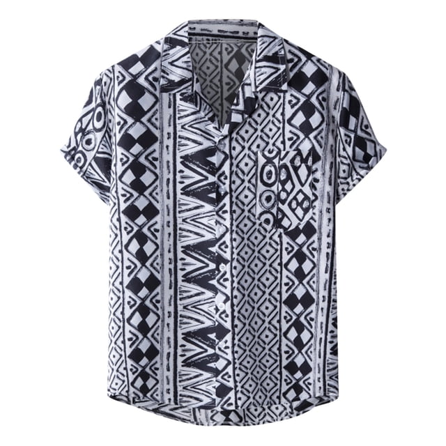 Camiseta de manga corta con un solo pecho, informal y cómoda, a la moda para hombre Pompotops oipoqjl43591