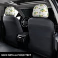 thumbnail image 3 of Kdxio Dinosaur on Excavator Pattern Print 2 Piece Car Head Rest Covers Set Auto Front/Rear Seats Headrest Cover Universal Fit Most Cars,Sedan, SUV, 3 of 9