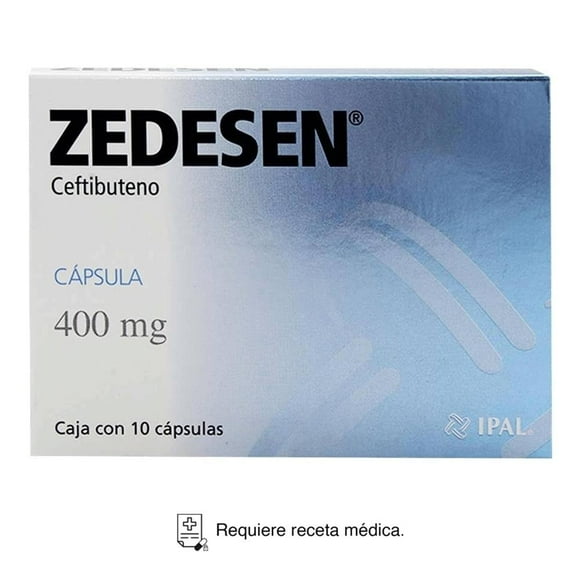 Zedesen Ceftibuteno 400 mg 10 cápsulas