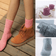 thumbnail image 4 of Calcetines Termicos Para Mujer Hombre Largos Tejidos 5 Pares Adecuado para mujeres, 4 of 5