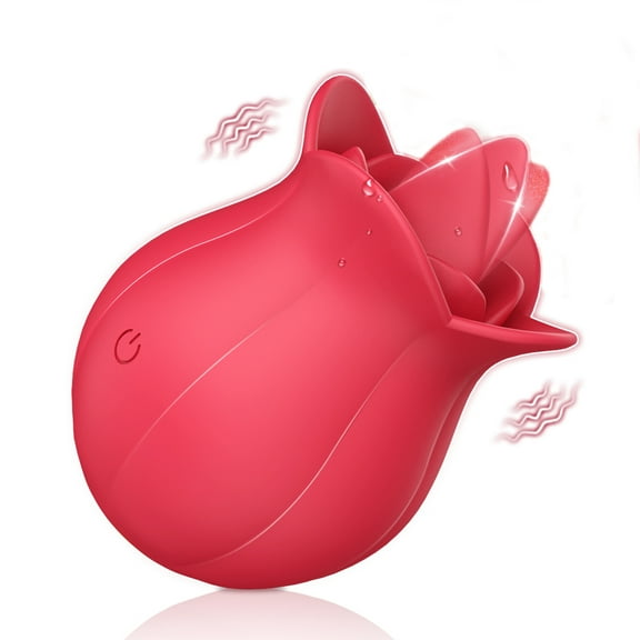 Xbonp Rose Toy Vibrator for Women, Mini Vibrator 10 Vibration Modes Sex Toys