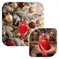 thumbnail image 5 of Boovnll Christmas Ornaments 6 Pcs, Plush Christmas Tree Decorations with Knit Hat and Winged Doll Pendants, Xmas Hanging Ornaments for Home Holiday Decor, 5 of 7