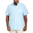 thumbnail image 1 of Tommy Hilfiger Mens Maxwell SS Button Up Shirt, Blue, Big & Tall, XLT, 1 of 1