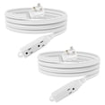 thumbnail image 1 of Cable de alimentación EP Extension Cord, 9 pies, 3 salidas, 16/3 SPT-3, blanco, 1 of 7