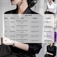 thumbnail image 3 of Purcolt Women's Satin Button Down Blouse Long Sleeve Collared Dress Shirt for Work Office Business Evening Wear Dressy Casual Travel Weekend Blouses, 3 of 6