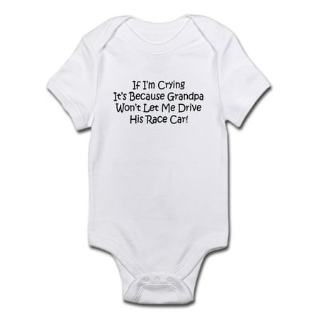 

CafePress - My Grandpas Race Car Infant Bodysuit - Baby Light Bodysuit