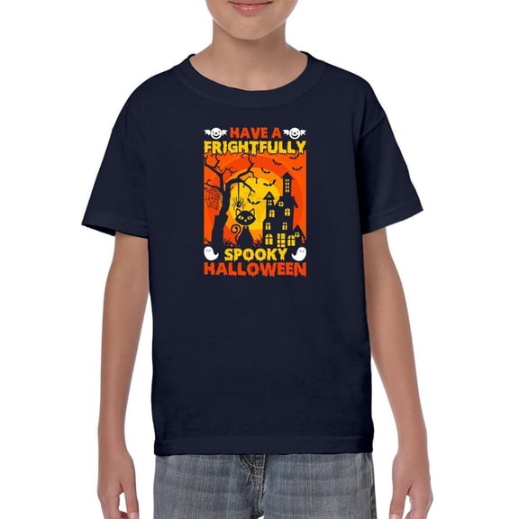 Have A Frightfully Halloween T-Shirt Juniors -Image by Shutterstock, Small