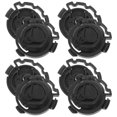 thumbnail image 5 of Visor Clips Cycling Helmet Shield Lock 4 Pairs Black 4.14x4.14x1.00cm Plastic Easy Installation Performance, 5 of 5