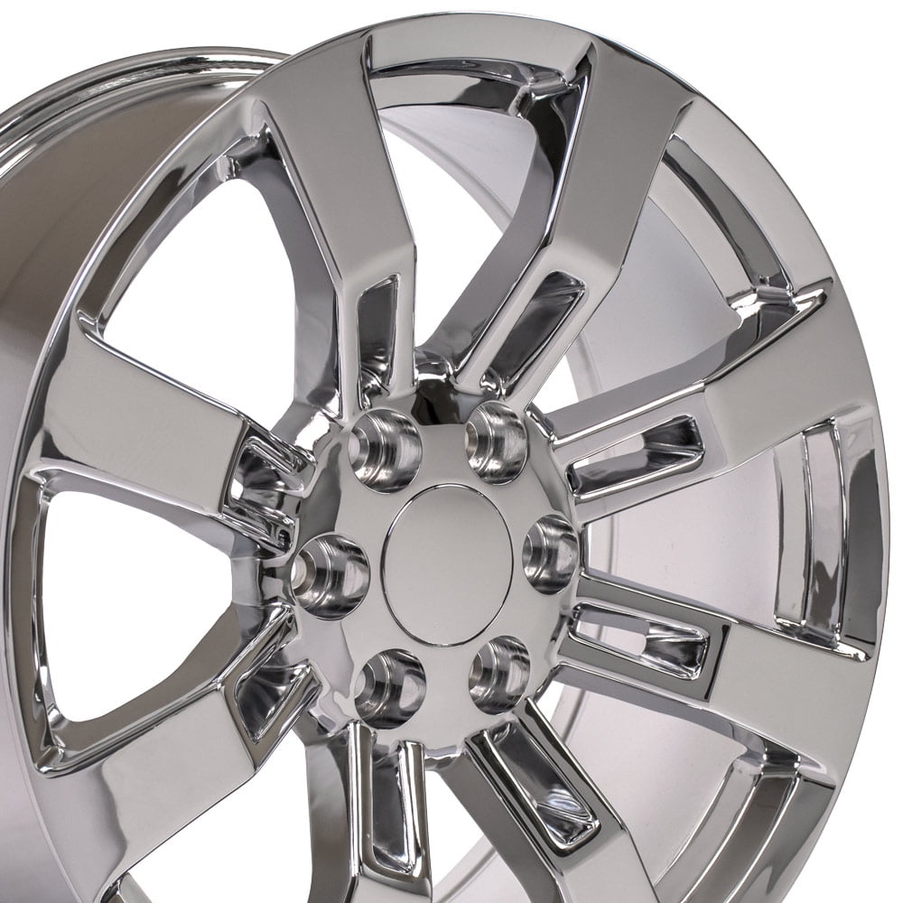 20x8.5 Chrome 5409 Wheels SET(4) Fit GM Truck & SUV - Cadillac Escalade ...