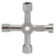thumbnail image 1 of Utility Key Wrench Zinc Alloy 4 in 1 Multifunctional Hand Tool for Cabinet Valve, 1 of 5