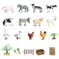 thumbnail image 2 of Estatua de jardín shamjiam figuras de animales en miniatura 37 Uds., 2 of 8