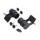 thumbnail image 3 of 2 Pcs Patio Umbrella Side Holder Steel Parasol Umbrella Clamp Mount Fixed Clip Base for Deck Balcony Outdoor Courtyard, 3 of 5