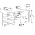 thumbnail image 6 of Bowery Hill Craft and Mobile Sewing Table in Cinnamon Cherry, 6 of 6