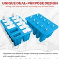 thumbnail image 3 of Moldes para helados Miaowoof, hechos en casa, 10 cav, de silicona sin BPA, 3 of 7