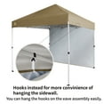 thumbnail image 2 of CROWN SHADES 8x8 Pop Up Canopy with 1 Side Wall One Push Setup Easy Outdoor Sun Shade for Events Parties Camping Beige, 2 of 6