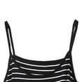 thumbnail image 5 of 2 Piece Outfits Summer Women，Womens Two Piece Striped Set Short Sleeve Crewneck Top and Wide Leg Pants Matching Sets, 5 of 5