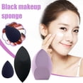 thumbnail image 3 of Black Beauty Egg, Black Cut-Out Makeup Sponge, Powder Puff, 3 of 7