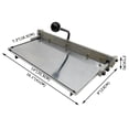 thumbnail image 3 of 14" Manual Stainless Steel Folding Machine Leather Purse Paper Bag Creasing Machine, 3 of 10