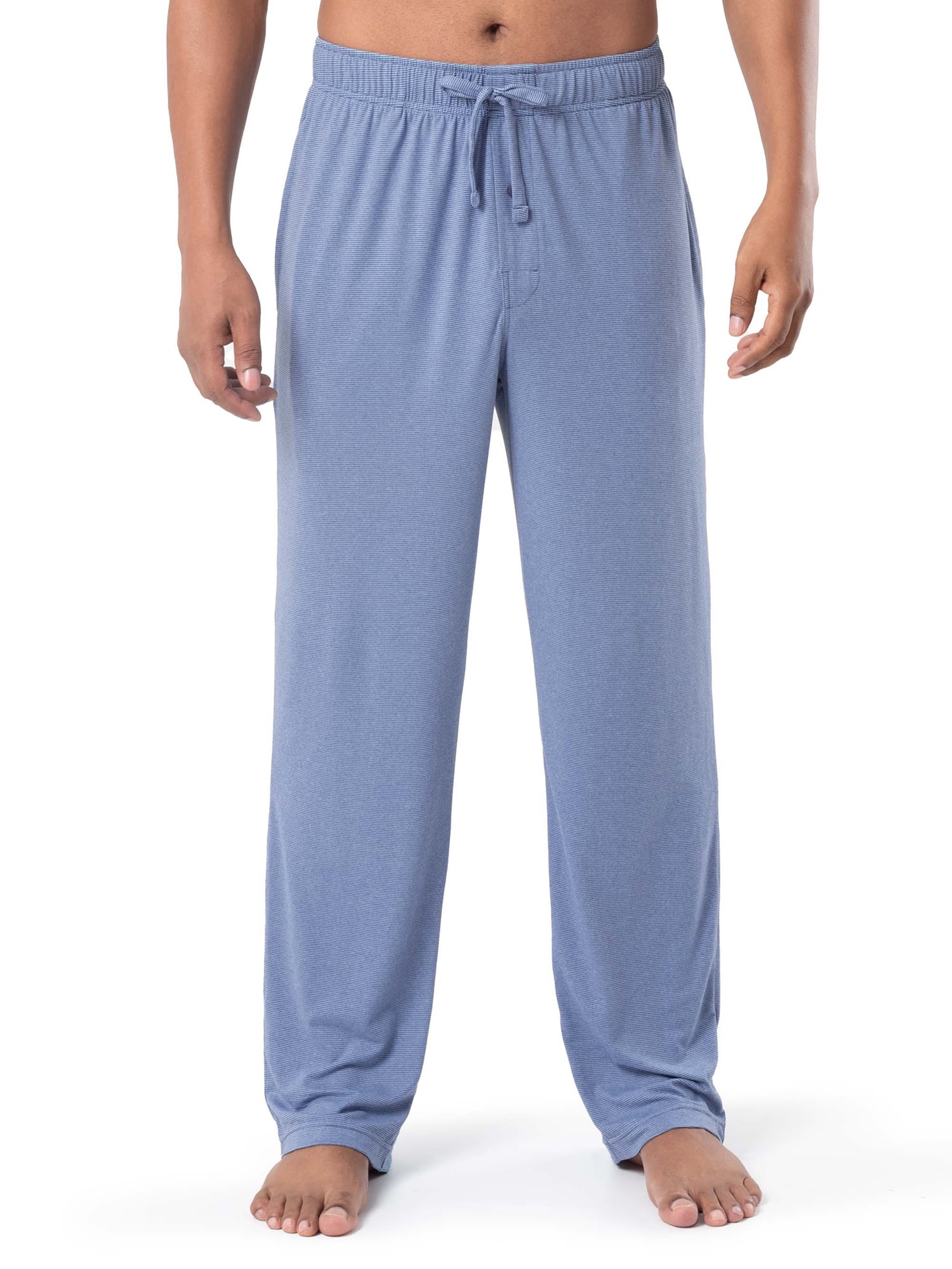 George Men's and Big Men's Feed Stripe Knit Sleep Pajama Pants, S-5XL