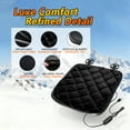 thumbnail image 6 of USB Heated Car Seat Cover,  Winter Car Seat Warmer, Universal Heated Seat Cushion for Car Office Chair Truck SUV Outdoor Stadium Wheelchair, Car Seat Heater with 3 Heaitngs &  Auto-Off Timers, 6 of 6
