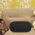 thumbnail image 3 of Roll Pillow, Mini Microbead Roll Cushion Neck Waist Back Sleep Pillow for Home Office Travel Black, 3 of 8