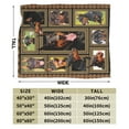 thumbnail image 3 of Wijzvio Doberman Dog Throw Blanket Soft Fuzzy Fleece Blanket For Couch Bed Living Room Decoration 50"X40", 3 of 9