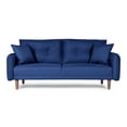 thumbnail image 2 of Sofá Cama De Lino Azul Makora Modelo Brokman, 2 of 8