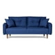 thumbnail image 2 of Sofá Cama De Lino Azul Makora Modelo Brokman, 2 of 8
