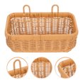 thumbnail image 2 of MasteelfCA Onion Basket Handwoven Basket Hanging Wall Onion Container Home Storage Basket, 2 of 8