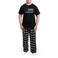 thumbnail image 5 of CafePress - Blue Lives Matter Flag Men's Dark Pajamas - Men's Dark Loose Fit Cotton Pajama Set, 5 of 7