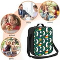thumbnail image 5 of Rateoe Lgbt Penguin Lunch Bag Reusable Lunch Box with Shoulder Straps for Men Women Insulated Portable Lunchbox for adults Suitable for School Work Picnic, 5 of 7