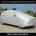 thumbnail image 3 of Car Cover Breathable Waterproof Snowproof Weatherproof Car Cover Dustproof All Weather UV Protection Universal Cover for Sedan, 3 of 8