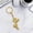 Gold, variant on Key Holder Easy to Carry High Hardness 5 Colors Horse Keyring Accessory for Backpack