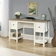 thumbnail image 2 of Kingfisher Lane Contemporary Wood Computer Desk in Soft White/Oak, 2 of 12