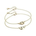 thumbnail image 4 of opvise 1 Pair Women Unique Best Friends Split Heart Pendant Bracelet Friendship Gift, 4 of 6