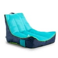 thumbnail image 3 of Big Joe Captain's Float No Inflation Needed Pool Lounger with Drink Holder, Navy/Aqua Mesh, Quick Draining Fabric, 3 feet, 3 of 7