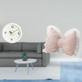 thumbnail image 2 of Reloj De Pared Moderno Con Cojín, Silencioso, Con Números Grandes, Decorativo, Cómodo, Para Mesita De Noche, Estudio, Oficina, Silla, Estilo Rústico, Para Interiores Y Decoración Del Hogar., 2 of 8