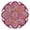 Mandala, variant on Waterproof Round Tablecloth with Minimalist Cannabis and Hemp Leaf Prints, Elastic Edge Fit, Backing for Table Protection, Ideal for Patio, Camping, and Party Use