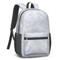 thumbnail image 2 of 17 Inch Lightweight Backpack,PVC Waterproof Oxford Fabric, Ergonomically Designed, with Large Capacity, Frozen Aesthetic Pattern, 2 of 5