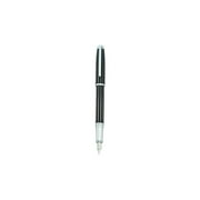 Charles Hubert Black Stripe with Chrome Accents Fountain Pen QGM9166