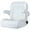 White, variant on NORTHCAPTAIN Premium Reclining Pontoon Captain's Chair Low Back Boat Bucket Seat with Armrest,Light Grey/Charcoal