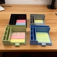 thumbnail image 3 of YIEMEEN Sticky Note Storage Container Easy Assembly PP Materials Office Supplies, 3 of 9