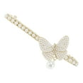 thumbnail image 1 of Ofertas Únicas 1 Pc Clips para el Cabello Bonitos Clip de Pelo con Colgante de Mariposa Elegante Clip para Peinados Tono Dorado Blanco, 1 of 5