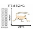 thumbnail image 2 of Unfinished Wood Cricket Shape - Insect - Wildlife - Craft - up to 46" DIY 12" / 1", 2 of 3